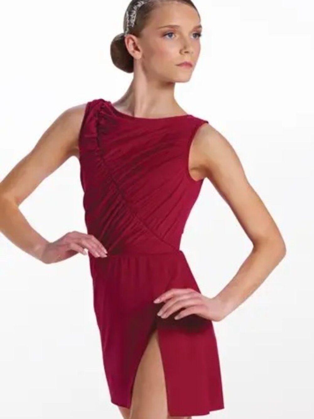 "Wrong Direction" Weissman Dance Red Modern Costume Adult Small